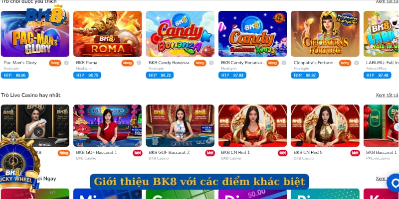 Giới thiệu BK8 với các điểm khác biệt
