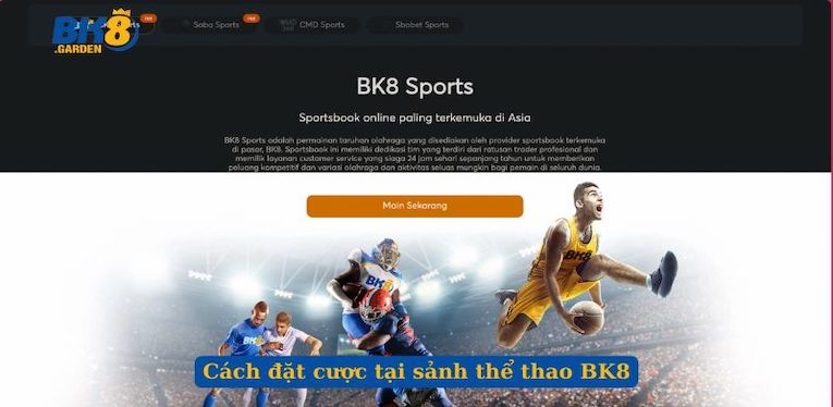Cách đặt cược tại sảnh thể thao BK8
